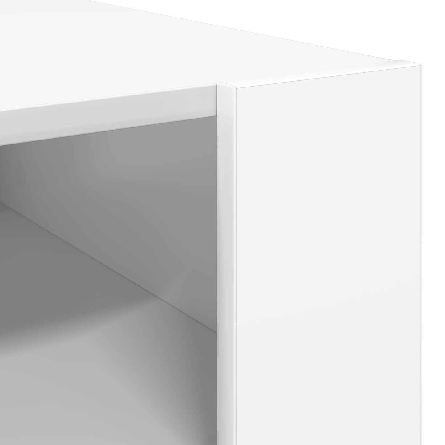 vidaXL Τραπεζάκι σαλονιού Λευκό 92 x 53 x 45 εκ. Επεξεργασμένο ξύλο