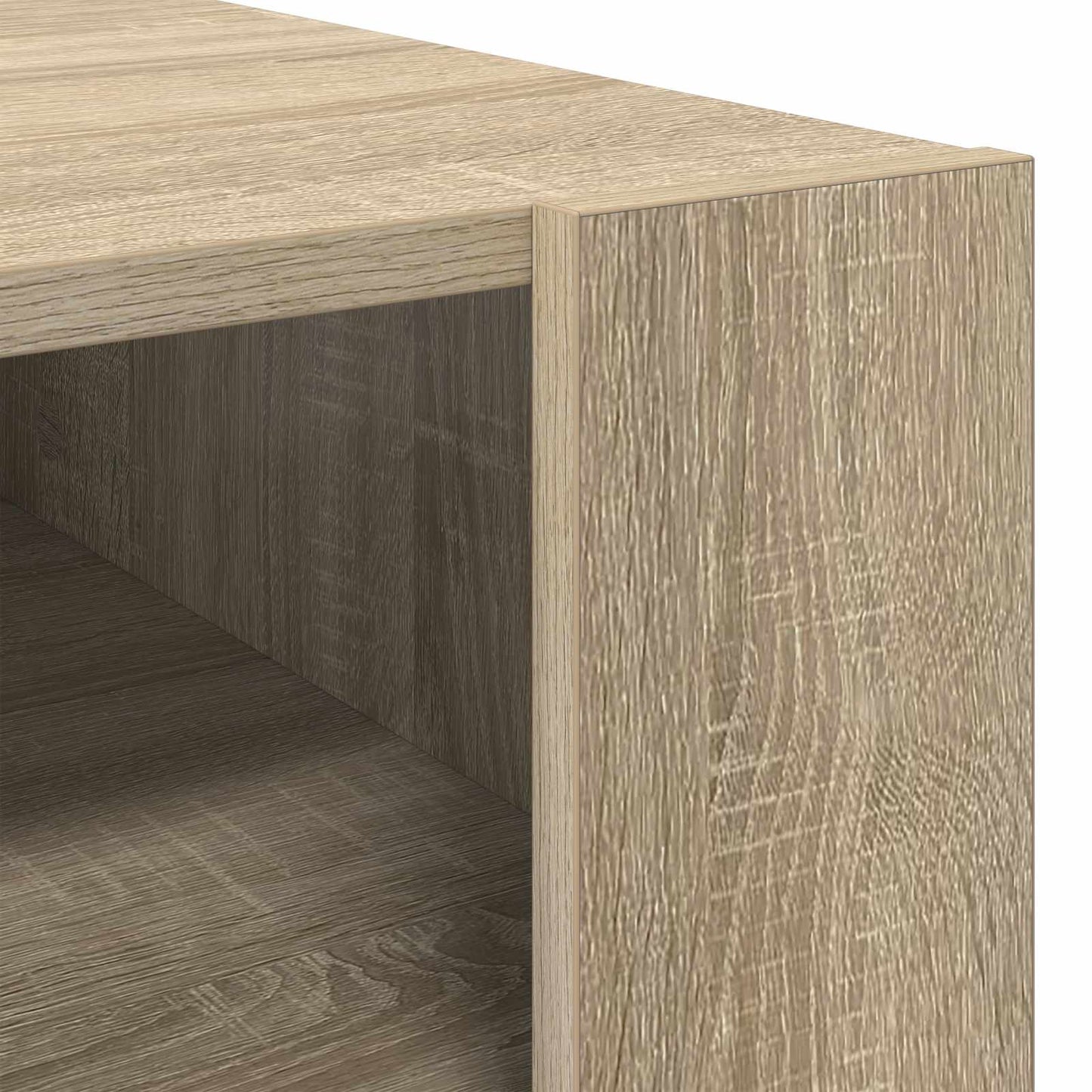 vidaXL Τραπεζάκι σαλονιού με αποθήκευση Δρύς Sonoma 92 x 53 x 45 εκ.