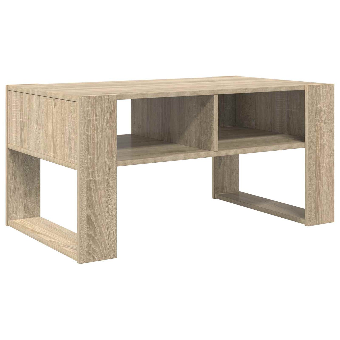 vidaXL Τραπεζάκι σαλονιού με αποθήκευση Δρύς Sonoma 92 x 53 x 45 εκ.