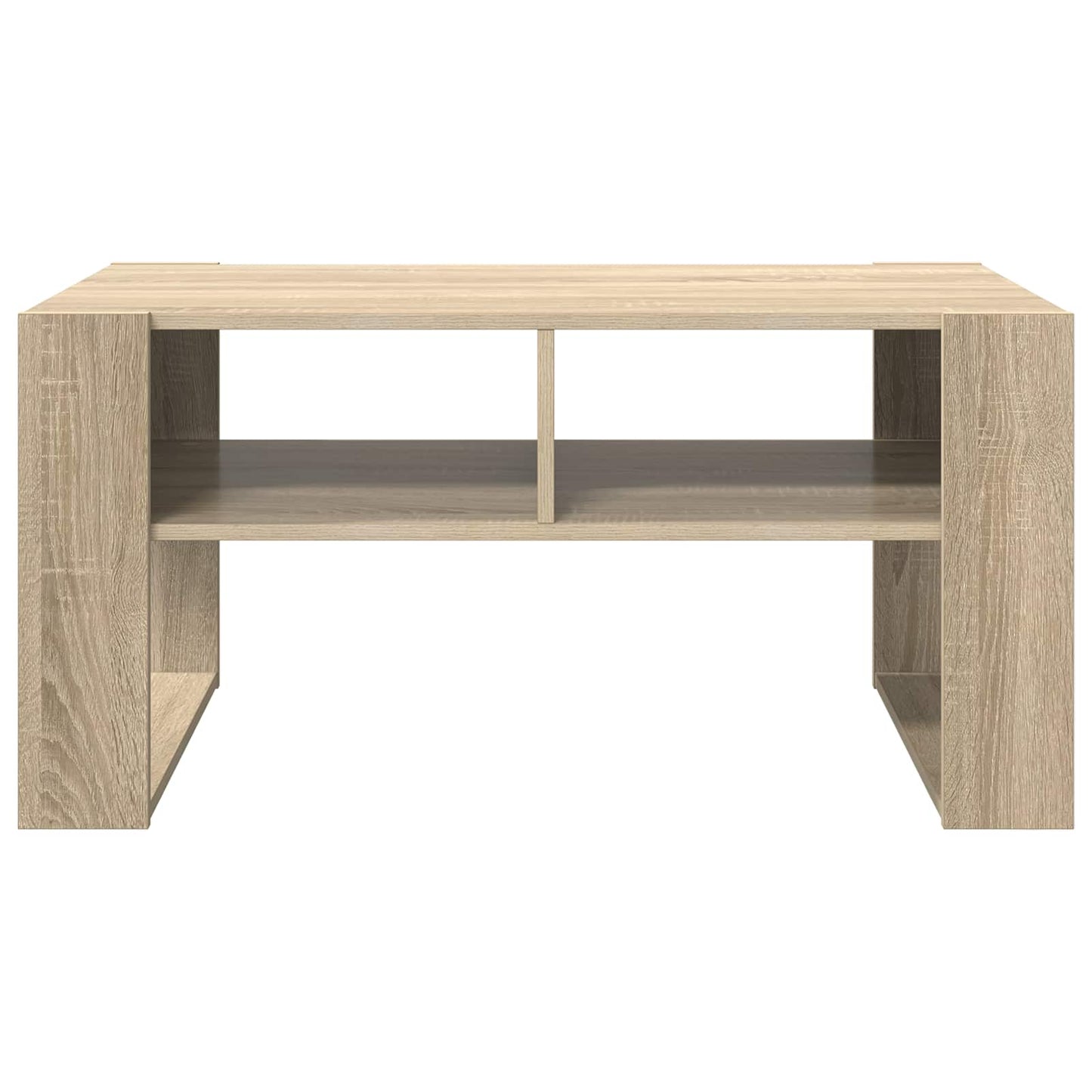 vidaXL Τραπεζάκι σαλονιού με αποθήκευση Δρύς Sonoma 92 x 53 x 45 εκ.
