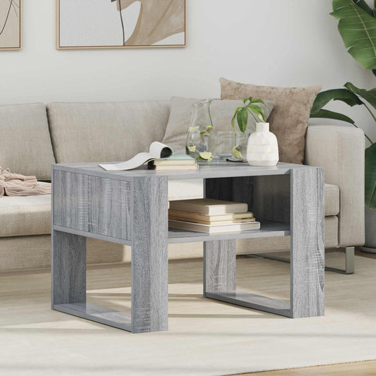 vidaXL Τραπεζάκι σαλονιού Γκρίζο Σονομα 66 x 53 x 45 εκ.