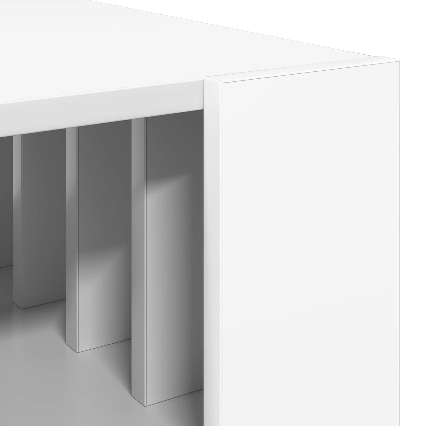 vidaXL Τραπεζάκι σαλονιού Λευκό 92 x 49,5 x 45 εκ. Επεξεργασμένο ξύλο