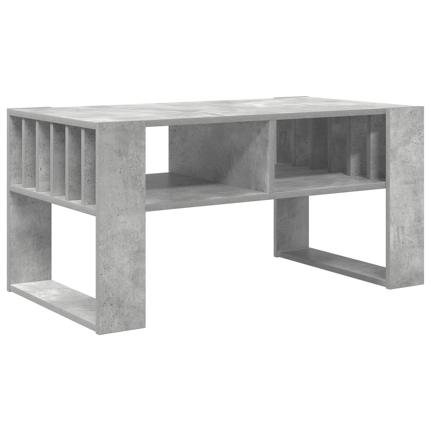 vidaXL Τραπεζάκι σαλονιού Σκυρόδεμα Γκρι 92 x 49,5 x 45 εκ.