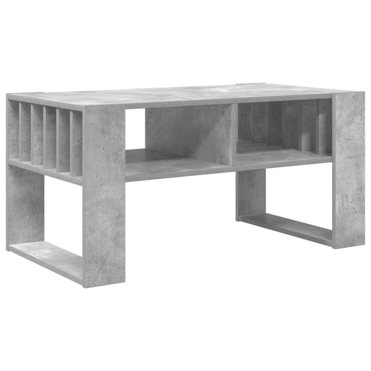vidaXL Τραπεζάκι σαλονιού Σκυρόδεμα Γκρι 92 x 49,5 x 45 εκ.