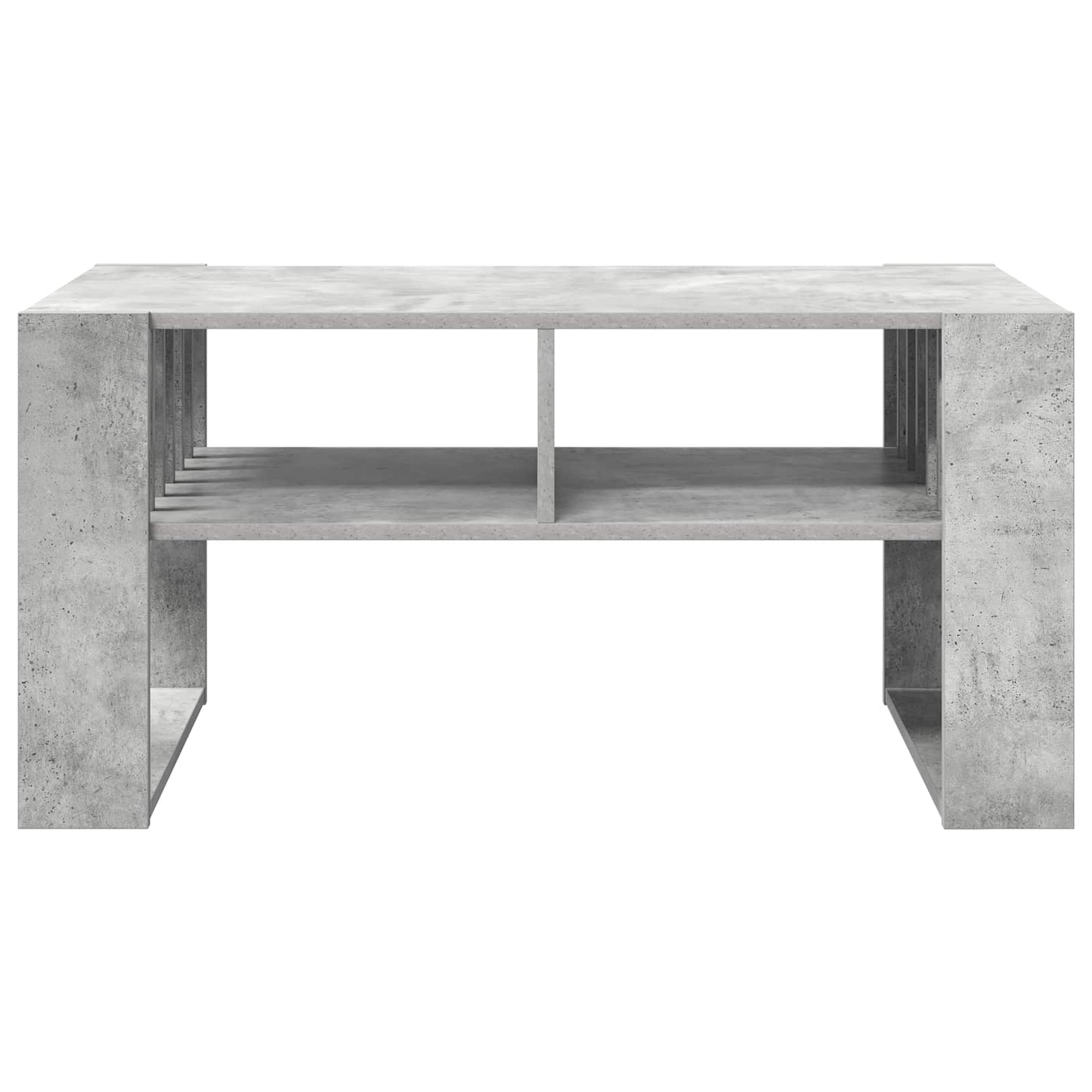 vidaXL Τραπεζάκι σαλονιού Σκυρόδεμα Γκρι 92 x 49,5 x 45 εκ.