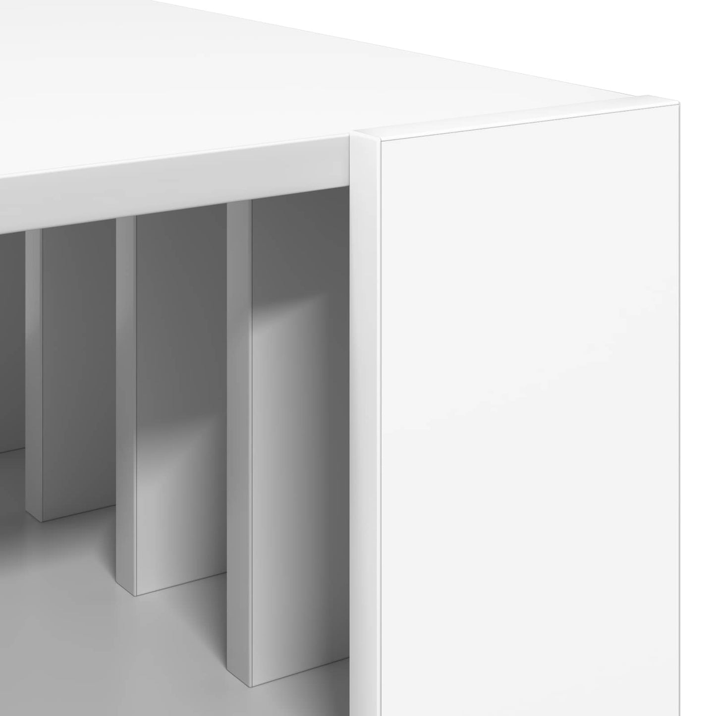 vidaXL Τραπεζάκι σαλονιού Λευκό 66 x 49,5 x 45 εκ. Επεξεργασμένο ξύλο
