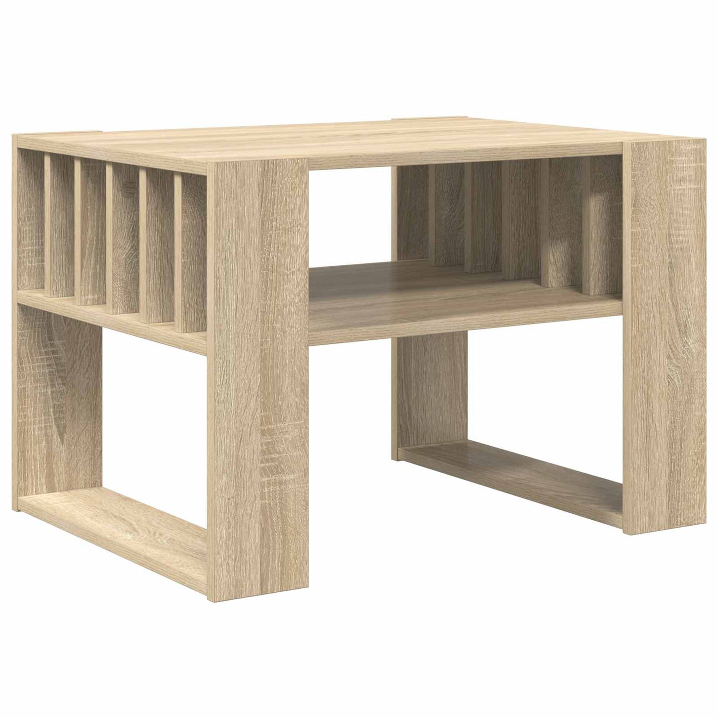 vidaXL Τραπεζάκι σαλονιού Δρύς Sonoma 66 x 49,5 x 45 εκ.