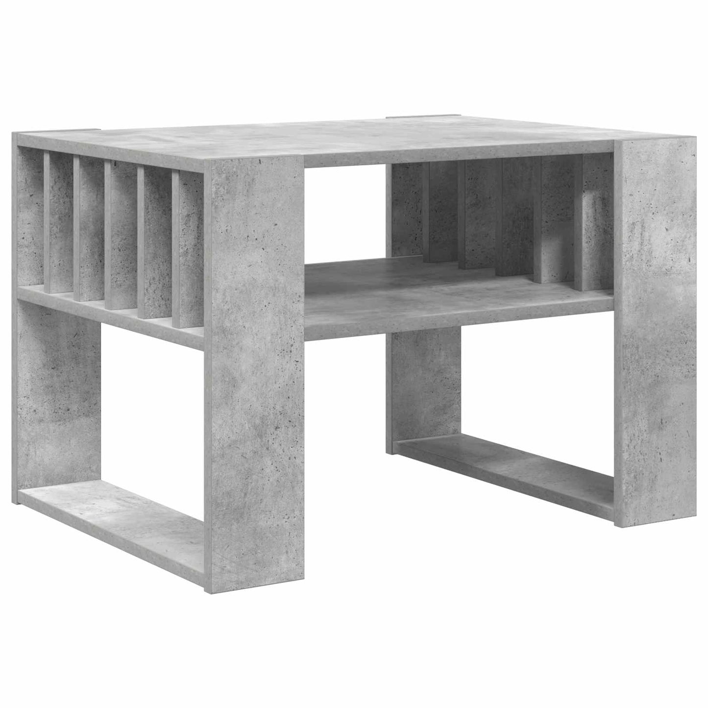 vidaXL Τραπεζάκι σαλονιού Σκυρόδεμα Γκρι 66 x 49,5 x 45 εκ.