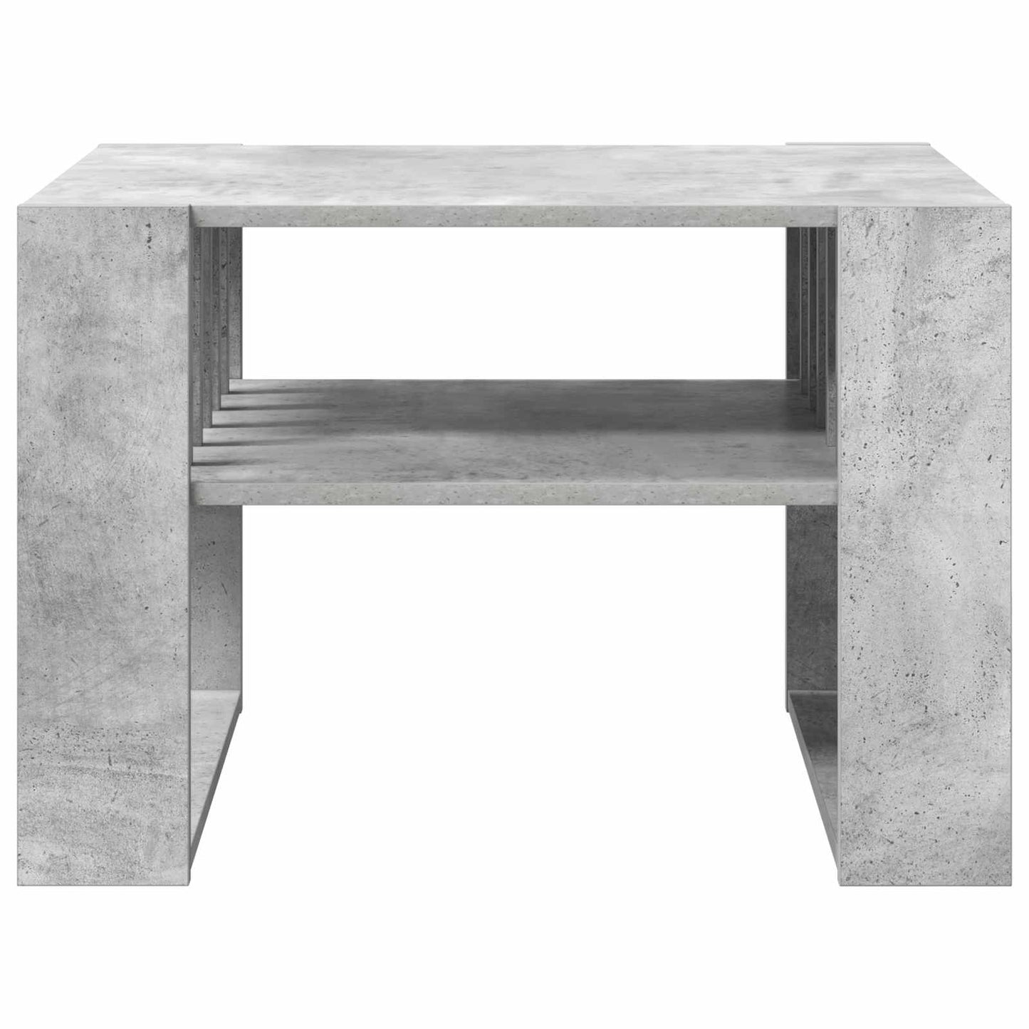 vidaXL Τραπεζάκι σαλονιού Σκυρόδεμα Γκρι 66 x 49,5 x 45 εκ.