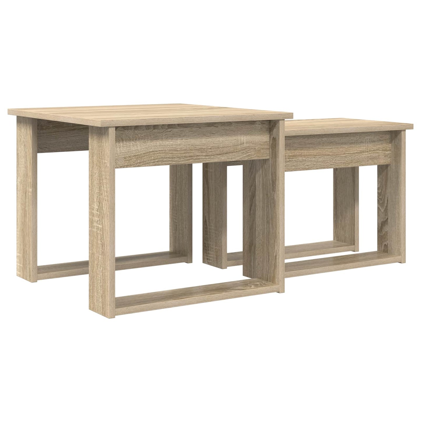 vidaXL Σετ Τραπεζιού Για Καφέ 2 τμχ. Δρύς Sonoma 50 x 52 x 42 εκ