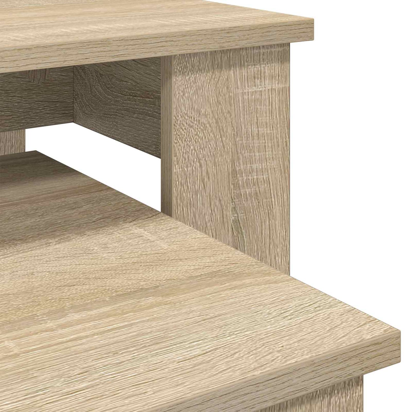 vidaXL Σετ Τραπεζιού Για Καφέ 2 pcs Δρύς Sonoma Επεξεργασμένο ξύλο