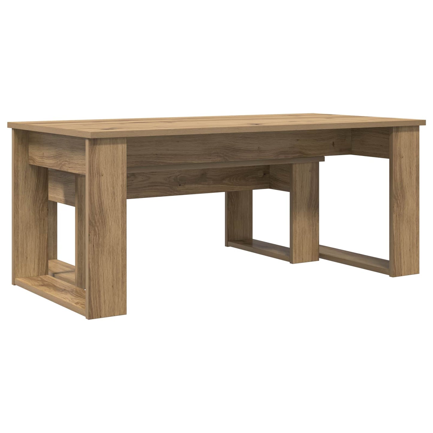 vidaXL Σετ Τραπεζιού Για Καφέ 2 pcs Artisan Oak Επεξεργασμένο ξύλο