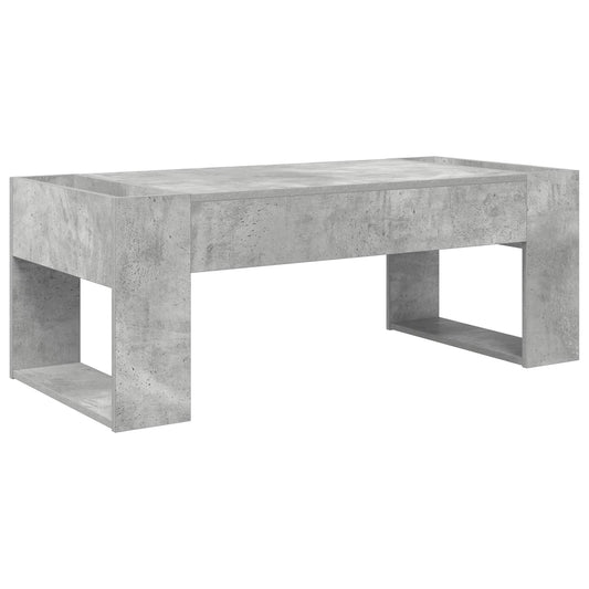 vidaXL Τραπεζάκι σαλονιού Σκυρόδεμα Γκρι 110 x 50 x 41 εκ