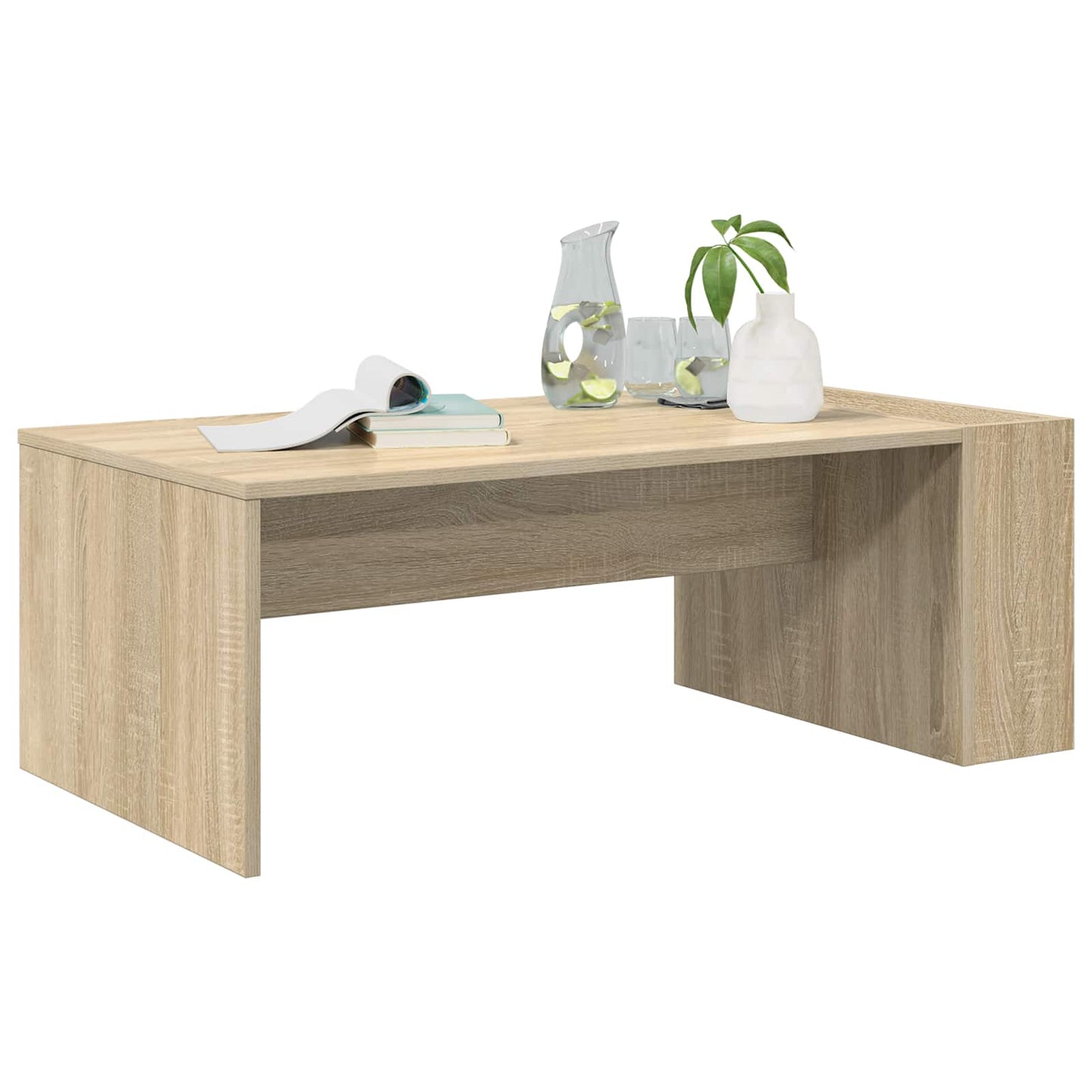 vidaXL Τραπεζάκι σαλονιού Δρύς Sonoma 95 x 50 x 34 εκ