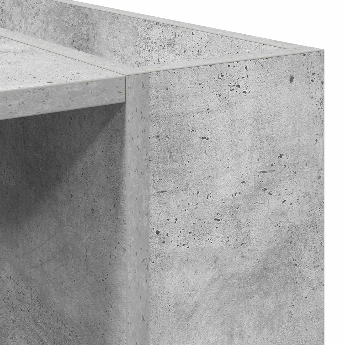 vidaXL Τραπεζάκι σαλονιού Σκυρόδεμα Γκρι 95 x 50 x 34 εκ