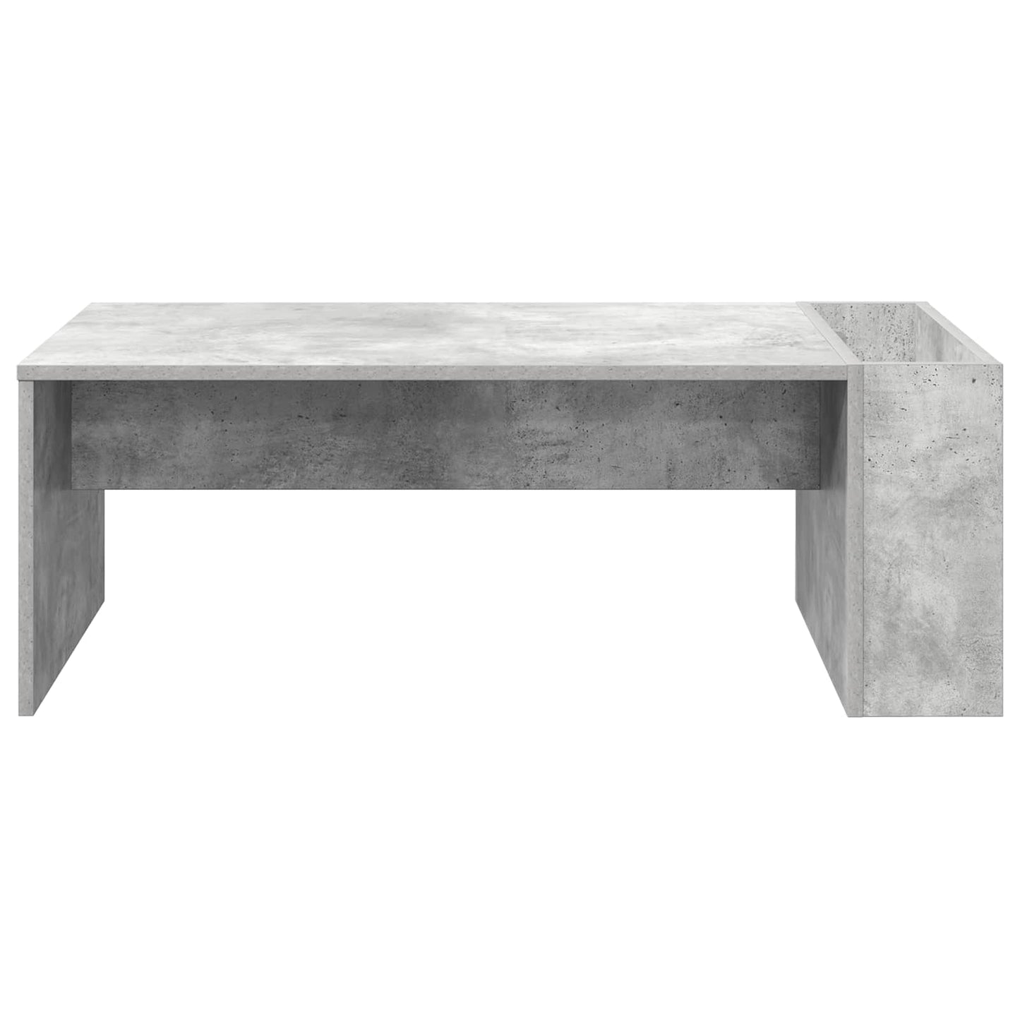 vidaXL Τραπεζάκι σαλονιού Σκυρόδεμα Γκρι 95 x 50 x 34 εκ