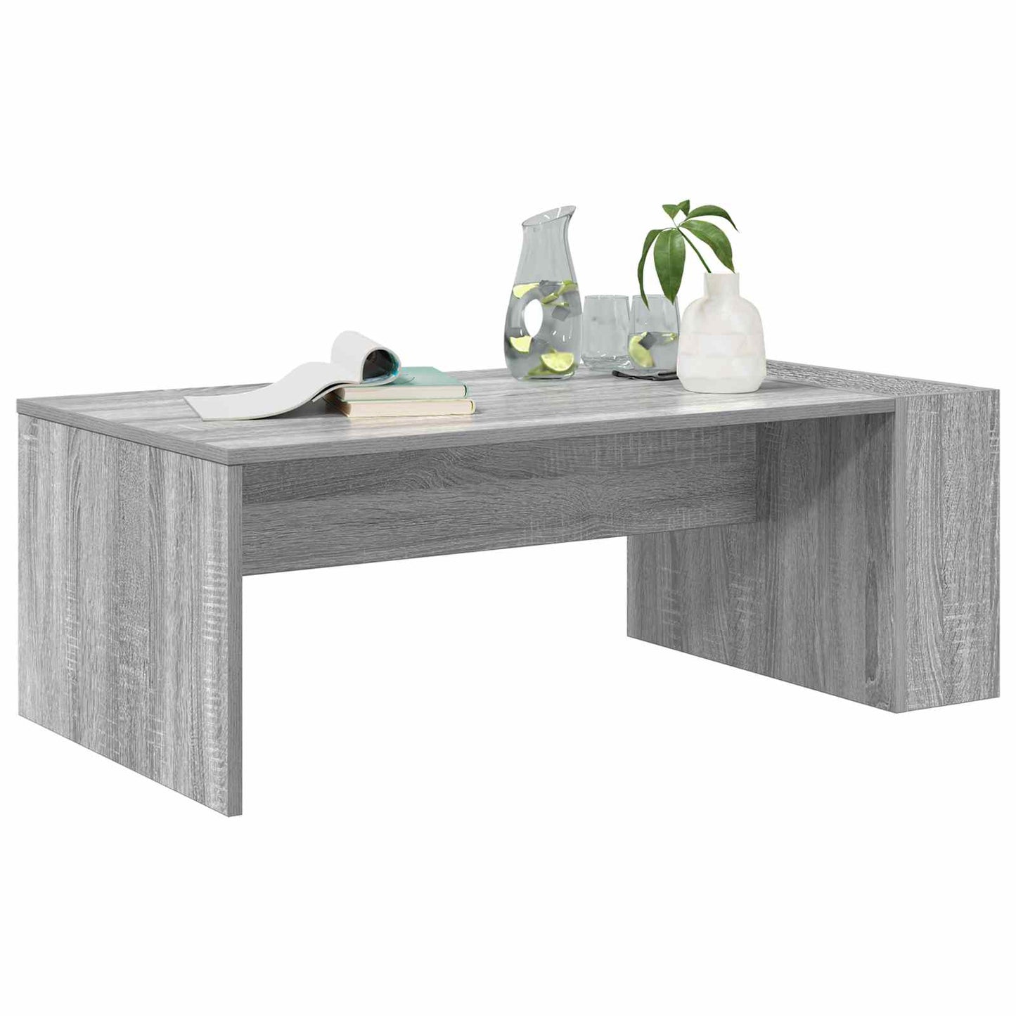 vidaXL Τραπεζάκι σαλονιού Γκρίζο Σονομα 95 x 50 x 34 εκ