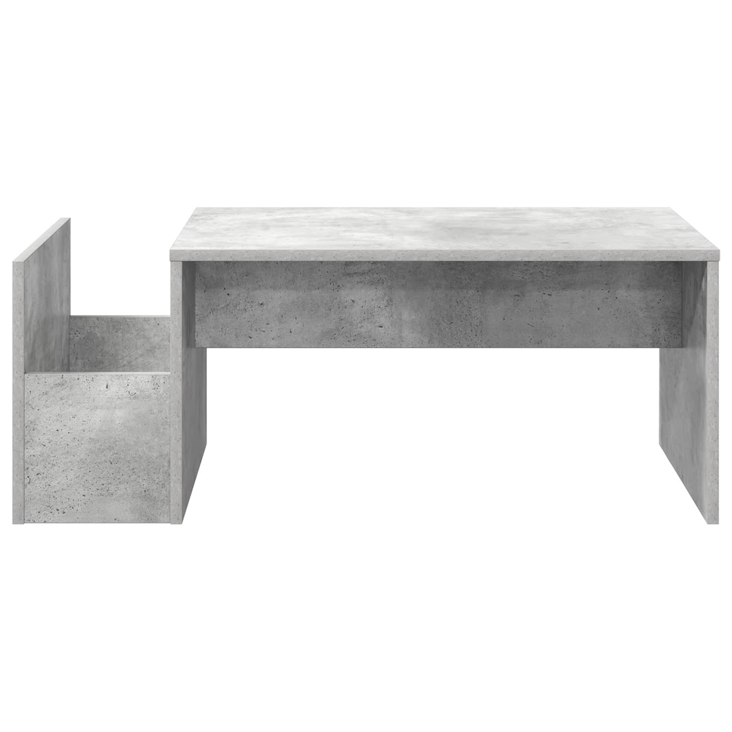 vidaXL Τραπεζάκι σαλονιού Σκυρόδεμα Γκρι 90 x 45 x 35 cm