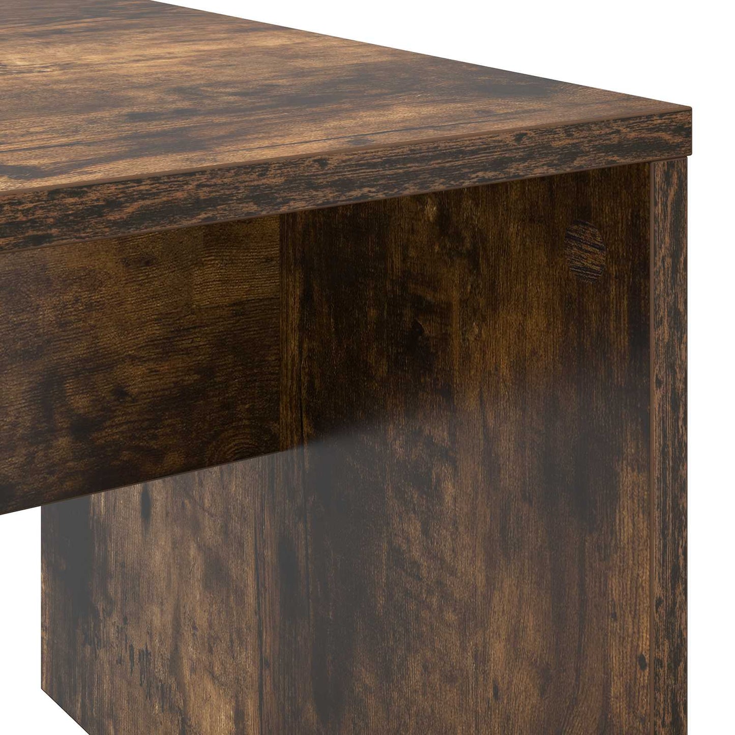 vidaXL Τραπεζάκι σαλονιού Καπνιστό Δρύς 90 x 45 x 35 cm
