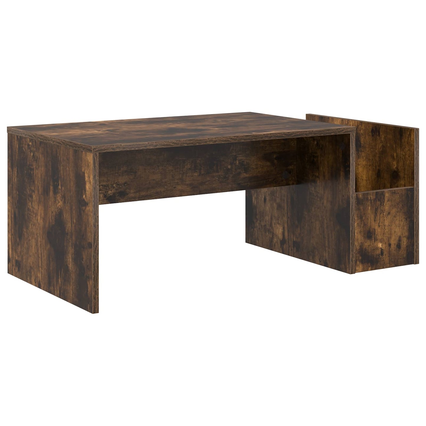 vidaXL Τραπεζάκι σαλονιού Καπνιστό Δρύς 90 x 45 x 35 cm