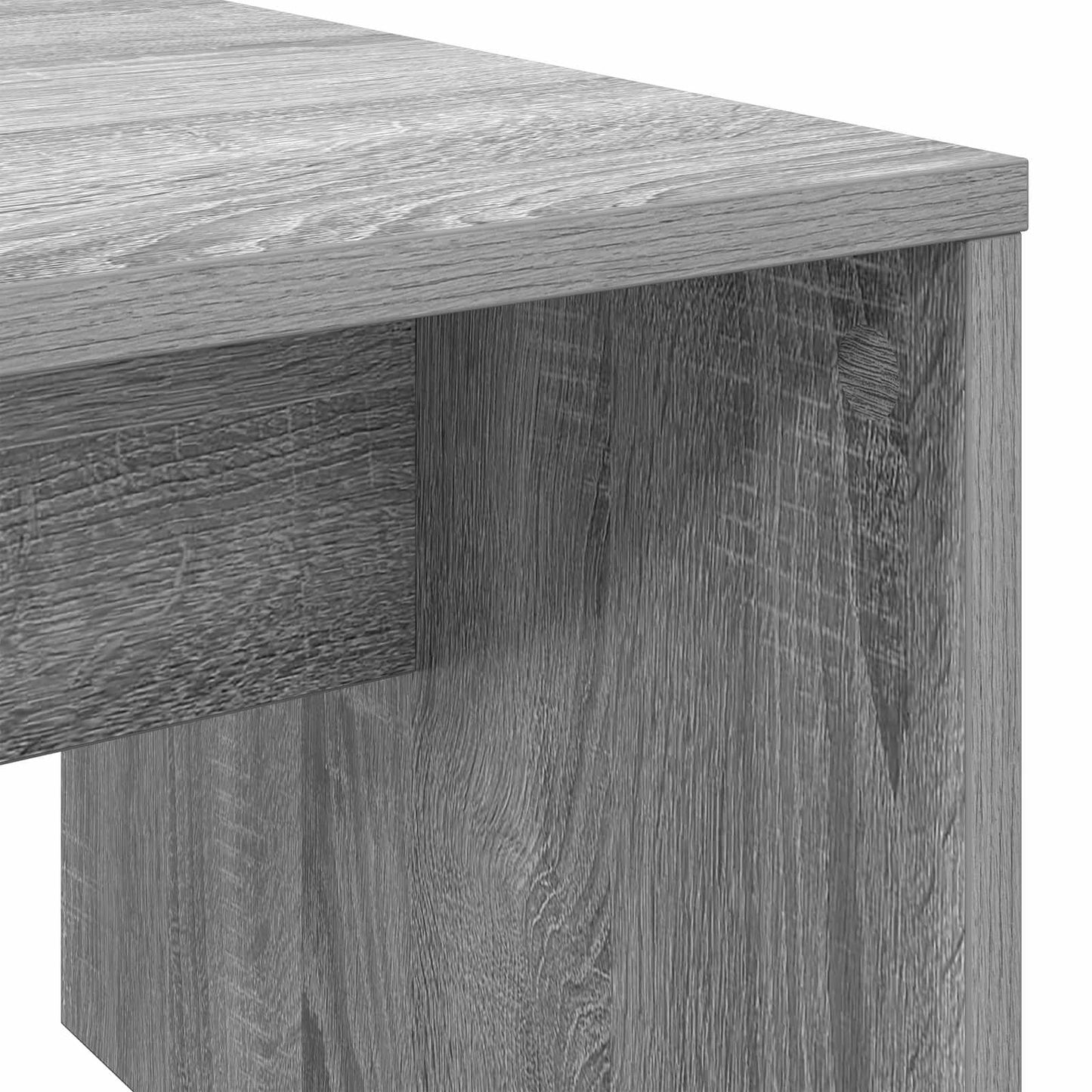 vidaXL Τραπεζάκι σαλονιού Γκρίζο Σονομα 90 x 45 x 35 cm