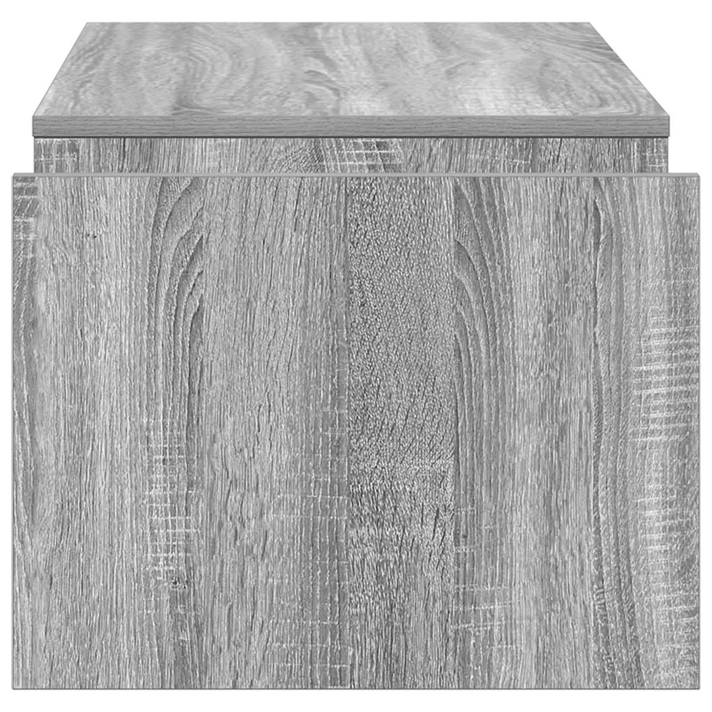 vidaXL Τραπεζάκι σαλονιού Γκρίζο Σονομα 90 x 45 x 35 cm