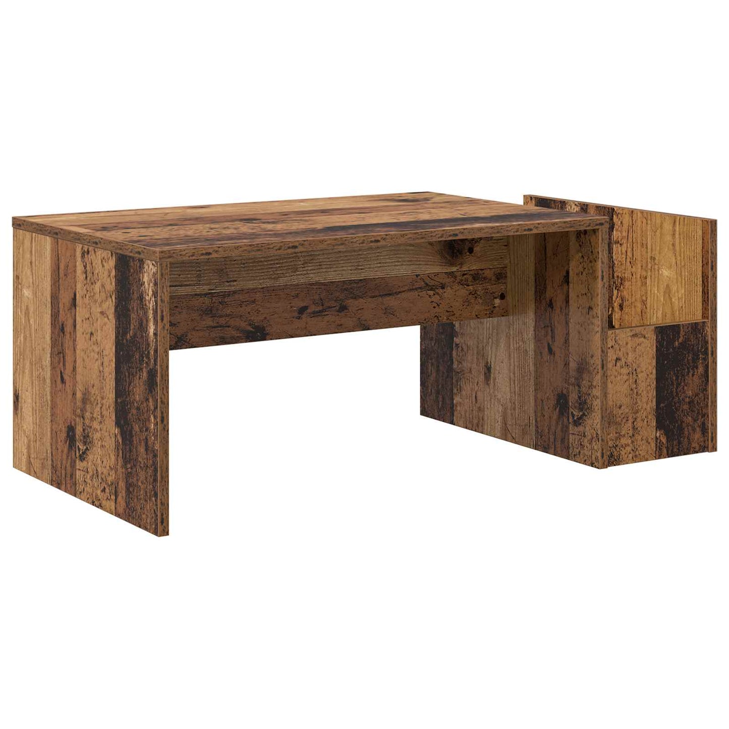 vidaXL Τραπεζάκι σαλονιού Παλιό ξύλο 90 x 45 x 35 cm
