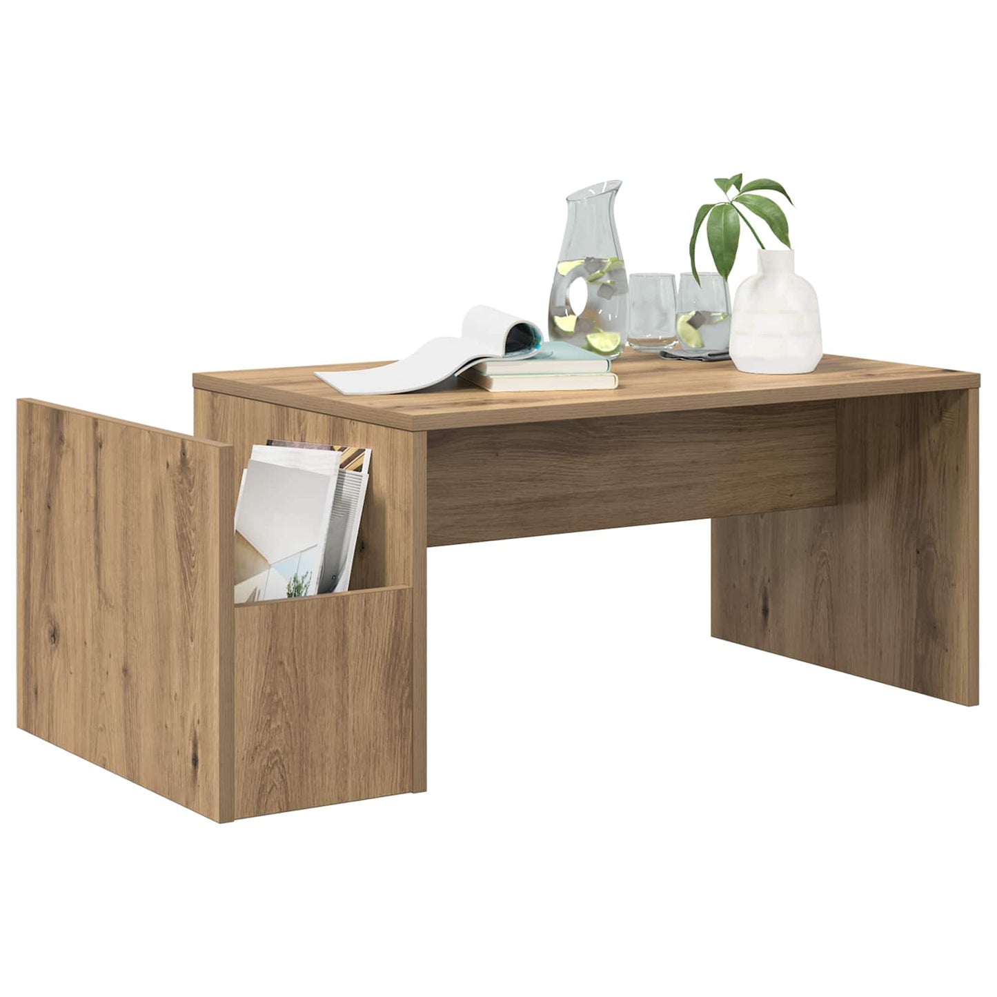 vidaXL Τραπεζάκι σαλονιού Artisan Oak 90 x 45 x 35 cm
