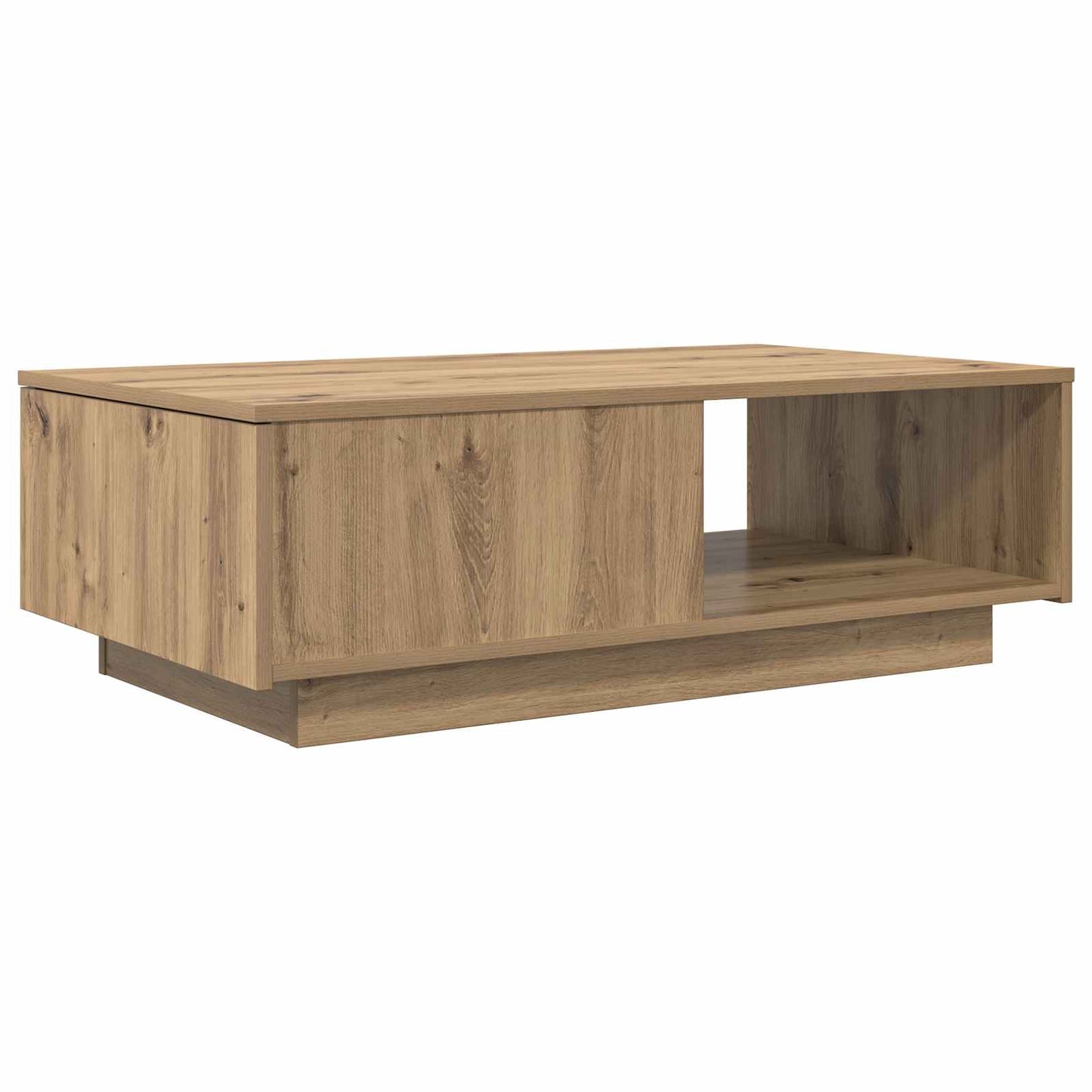 vidaXL Τραπεζάκι σαλονιού με συρτάρι Artisan Oak 95 x 55 x 31 εκ