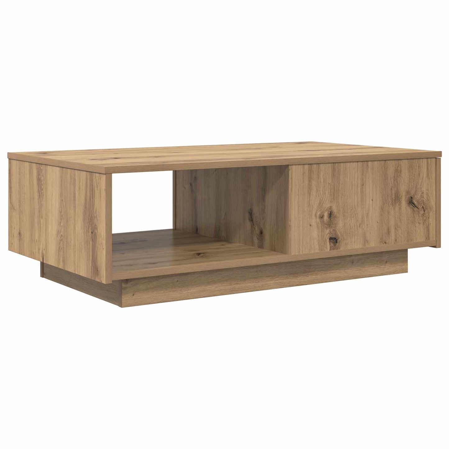 vidaXL Τραπεζάκι σαλονιού με συρτάρι Artisan Oak 95 x 55 x 31 εκ