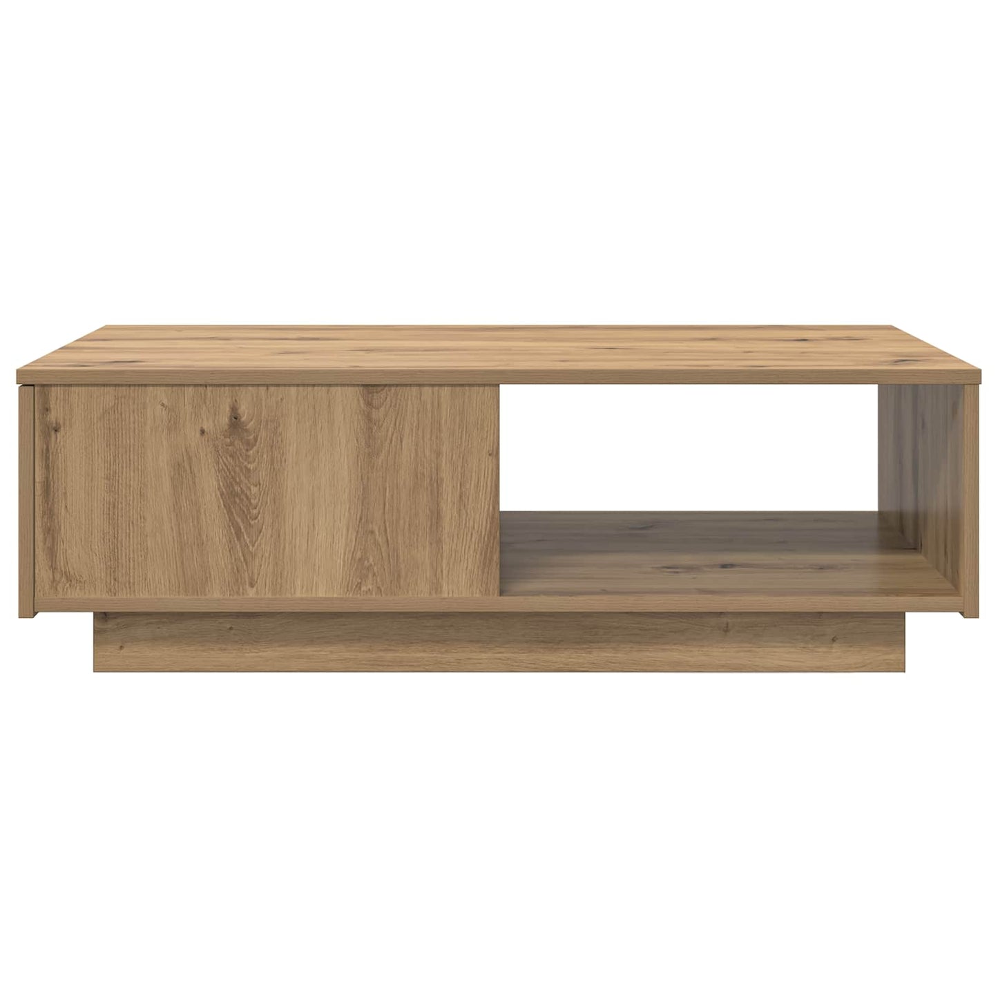 vidaXL Τραπεζάκι σαλονιού με συρτάρι Artisan Oak 95 x 55 x 31 εκ