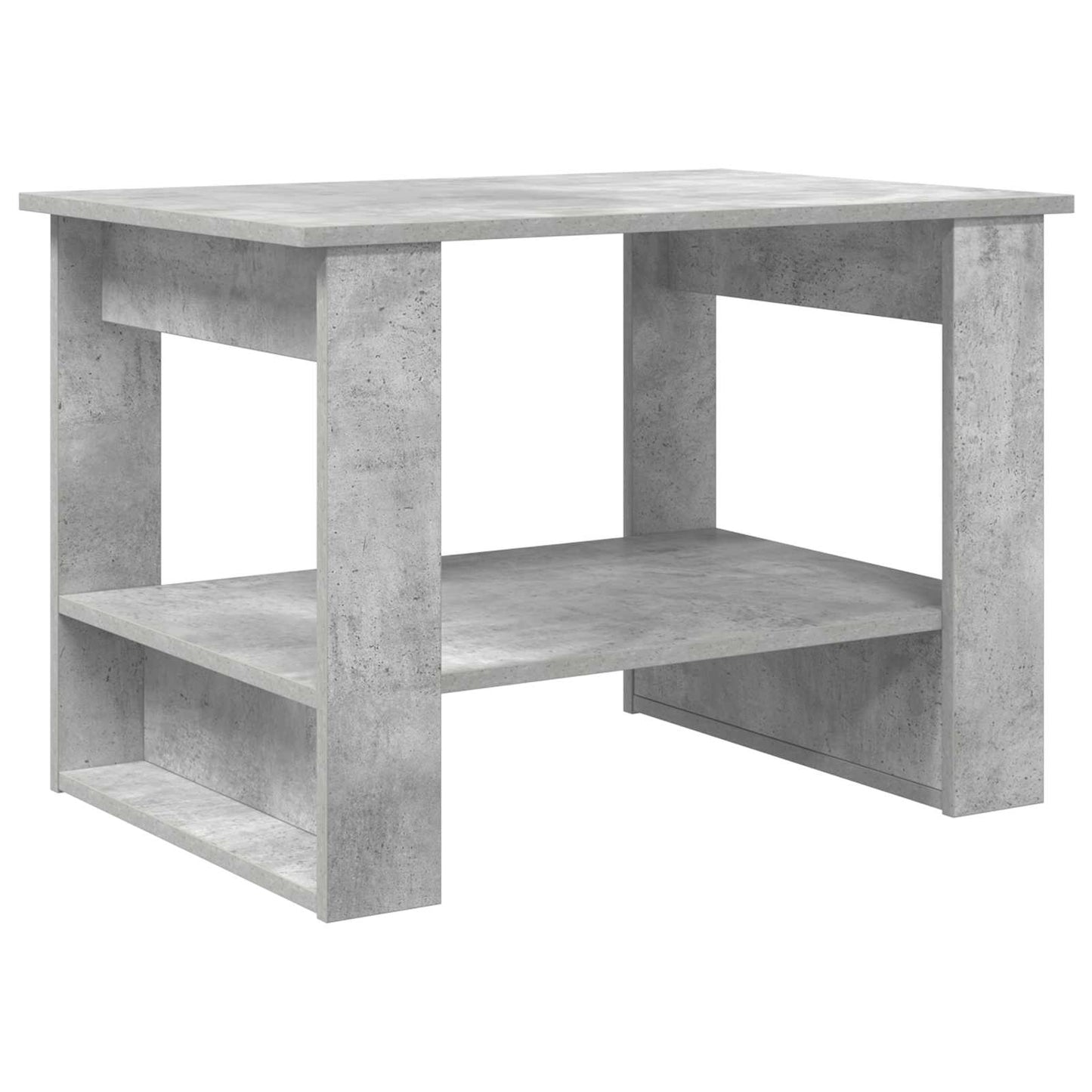 vidaXL Τραπεζάκι σαλονιού Σκυρόδεμα Γκρι 72 x 50 x 50 εκ.