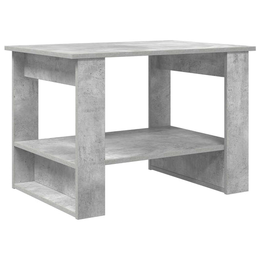 vidaXL Τραπεζάκι σαλονιού Σκυρόδεμα Γκρι 72 x 50 x 50 εκ.