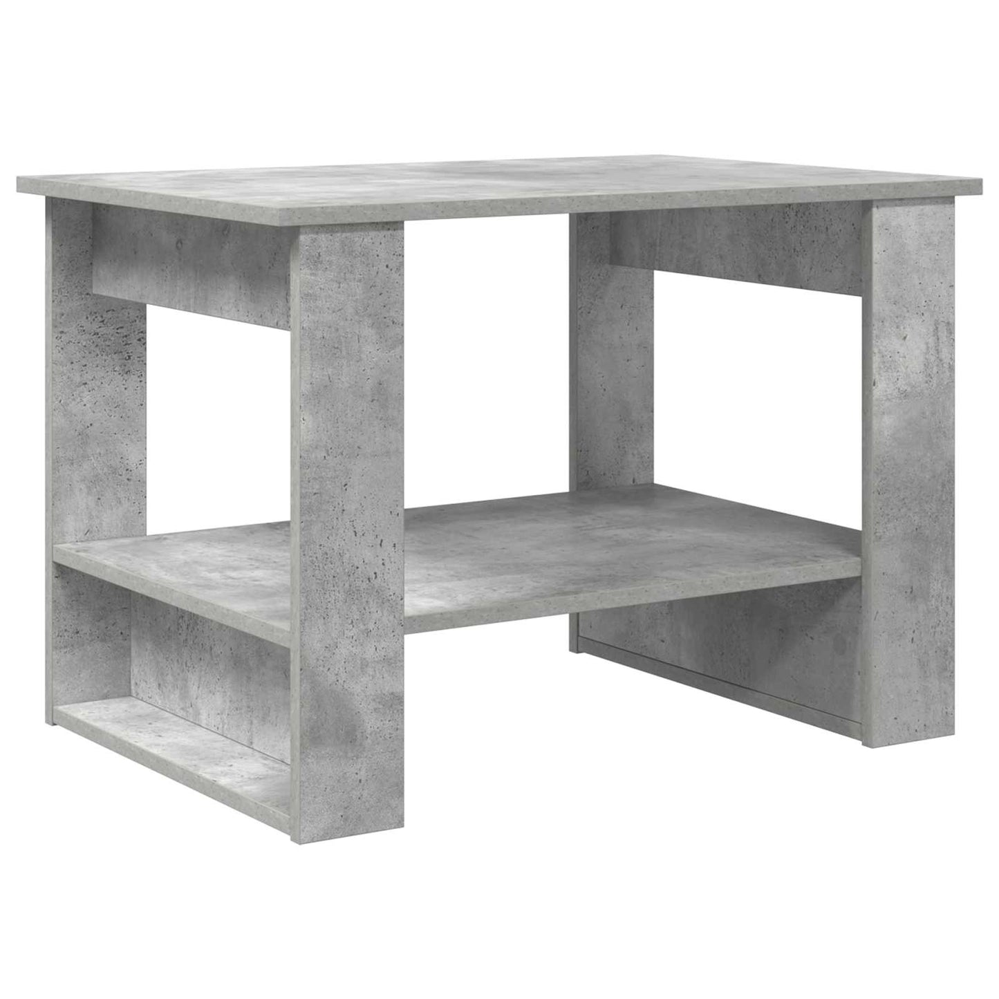 vidaXL Τραπεζάκι σαλονιού Σκυρόδεμα Γκρι 72 x 50 x 50 εκ.