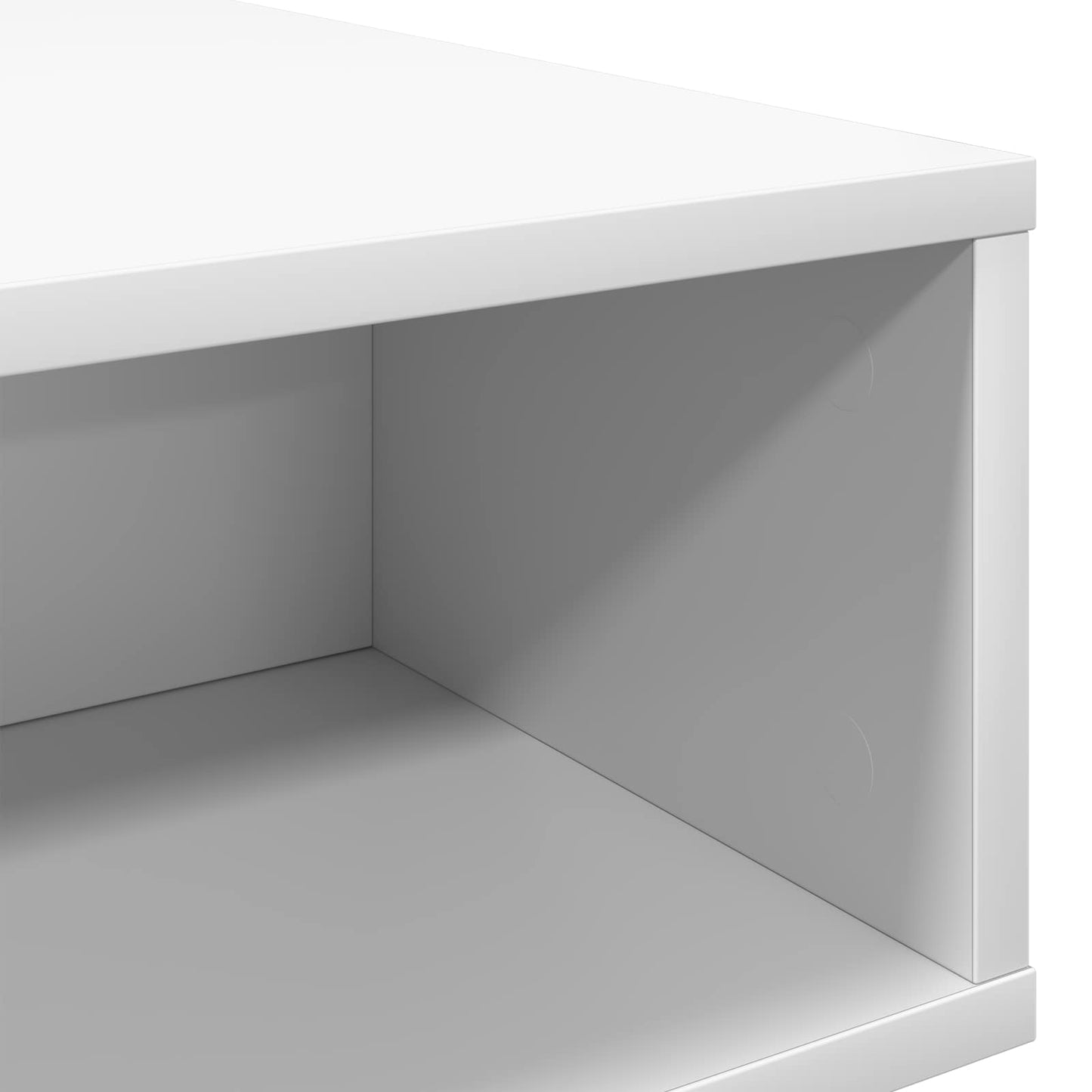 vidaXL Τραπεζάκι σαλονιού Λευκό 105 x 50 x 32,5 εκ Επεξεργασμένο ξύλο