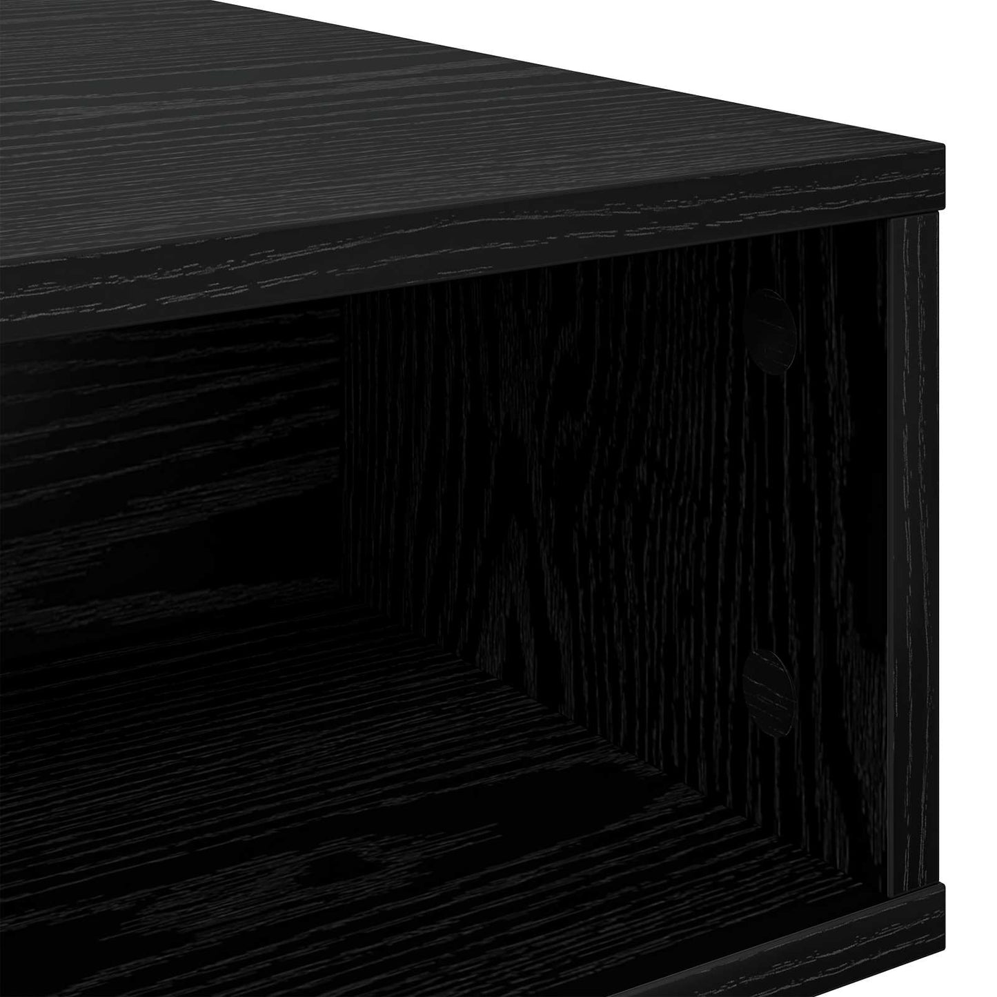 vidaXL Τραπεζάκι σαλονιού Μαύρη Οξυά 105 x 50 x 32,5 εκ