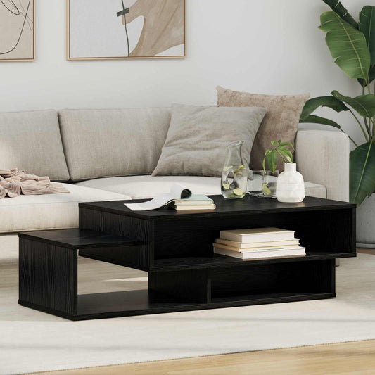 vidaXL Τραπεζάκι σαλονιού Μαύρη Οξυά 105 x 50 x 32,5 εκ