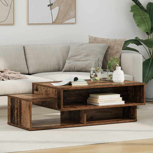 vidaXL Τραπεζάκι σαλονιού Παλιό ξύλο 105 x 50 x 32,5 εκ