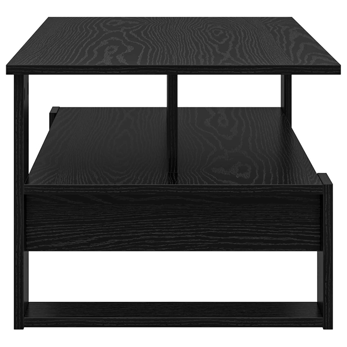 vidaXL Τραπεζάκι σαλονιού Μαύρη Οξυά 90 x 50 x 40 cm