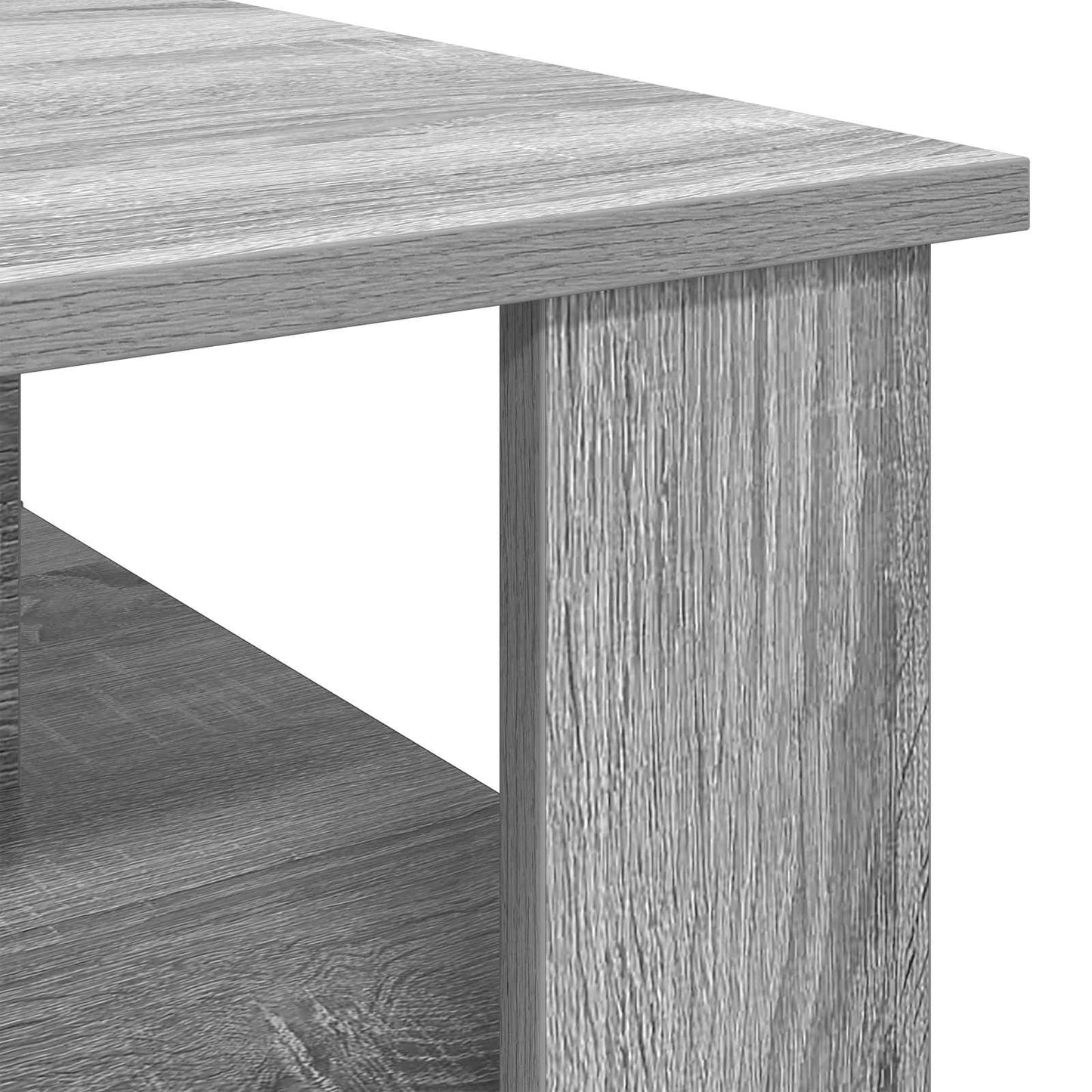 vidaXL Τραπεζάκι σαλονιού Γκρίζο Σονομα 90 x 50 x 40 cm