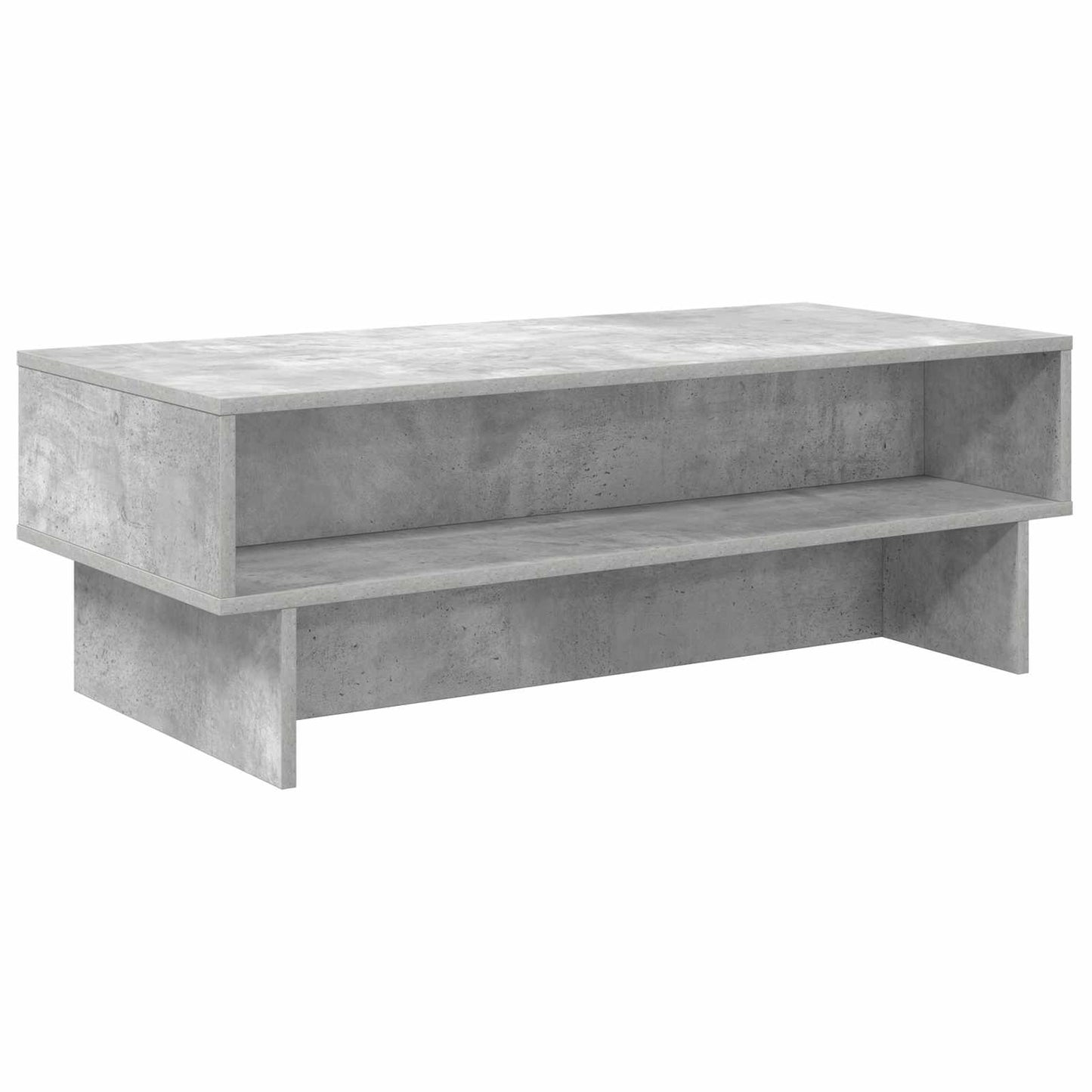 vidaXL Τραπεζάκι σαλονιού Σκυρόδεμα Γκρι 100 x 46 x 35 εκ.