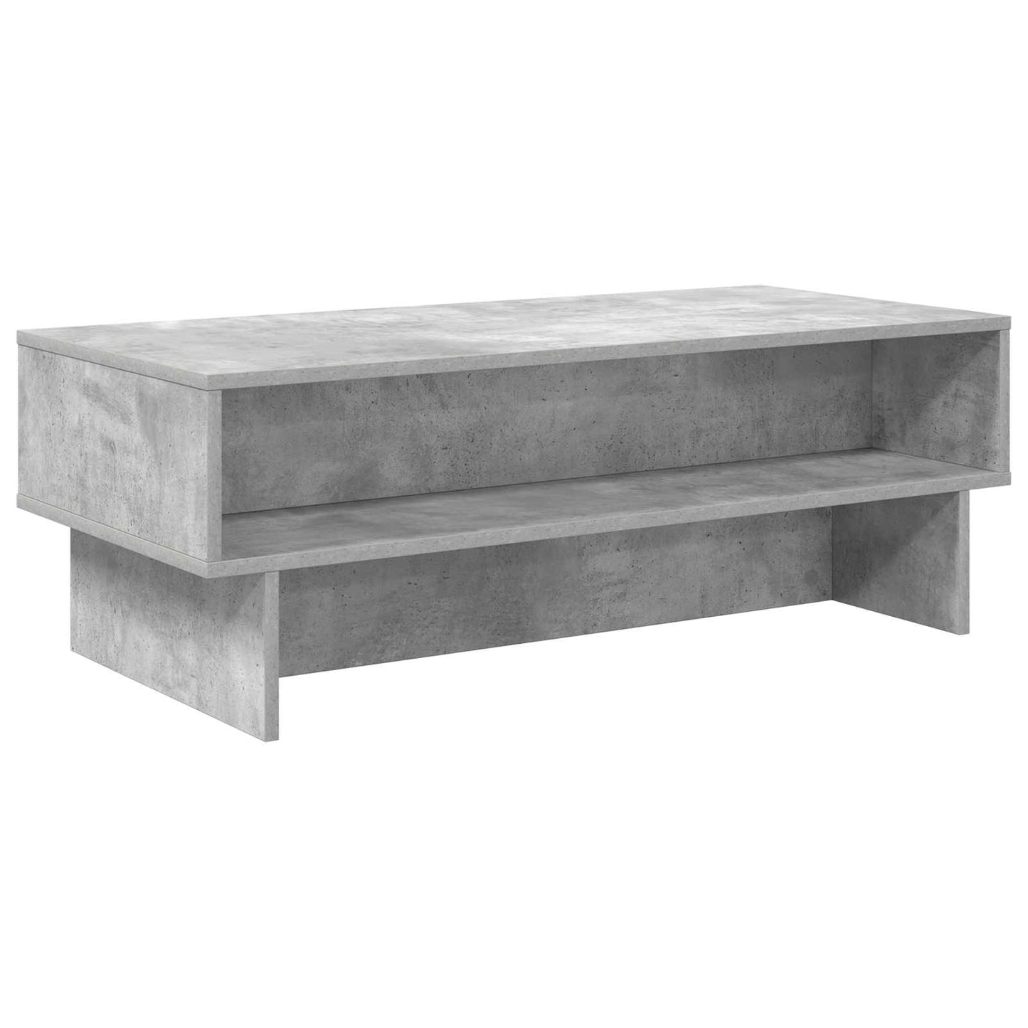 vidaXL Τραπεζάκι σαλονιού Σκυρόδεμα Γκρι 100 x 46 x 35 εκ.