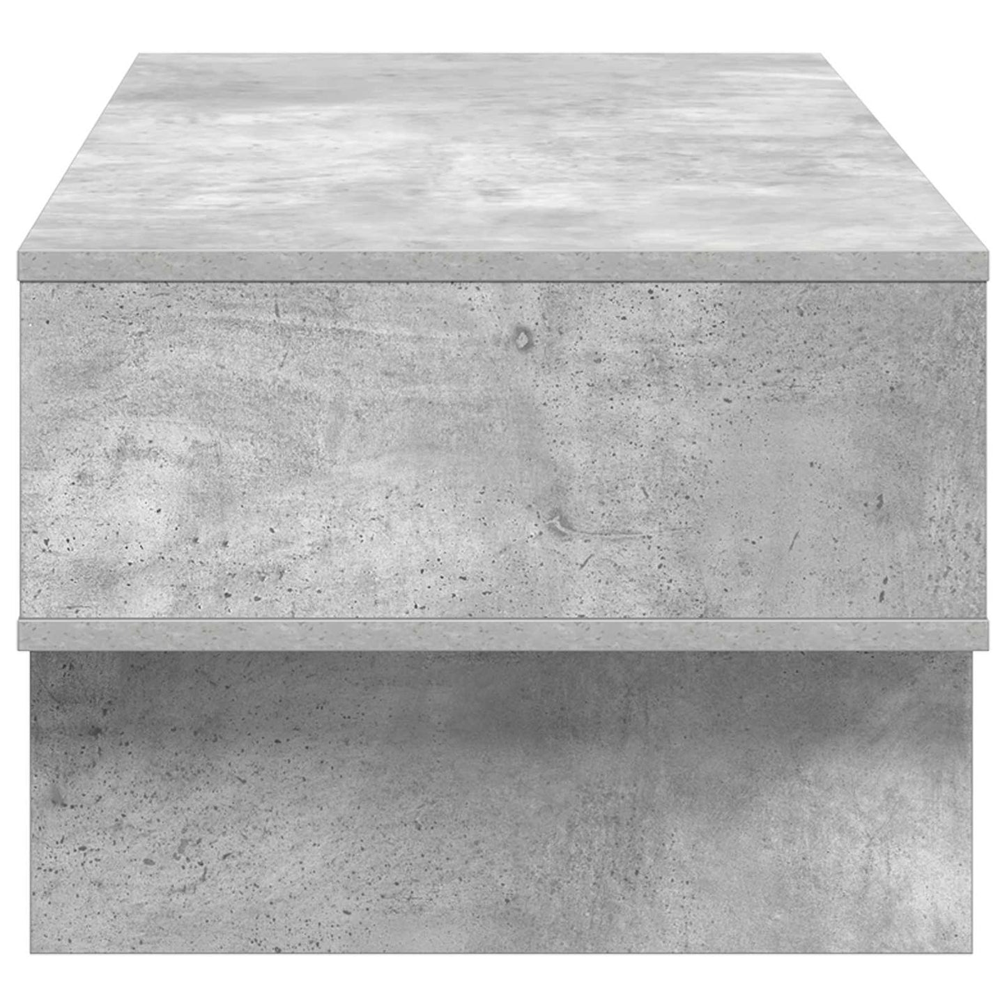 vidaXL Τραπεζάκι σαλονιού Σκυρόδεμα Γκρι 100 x 46 x 35 εκ.