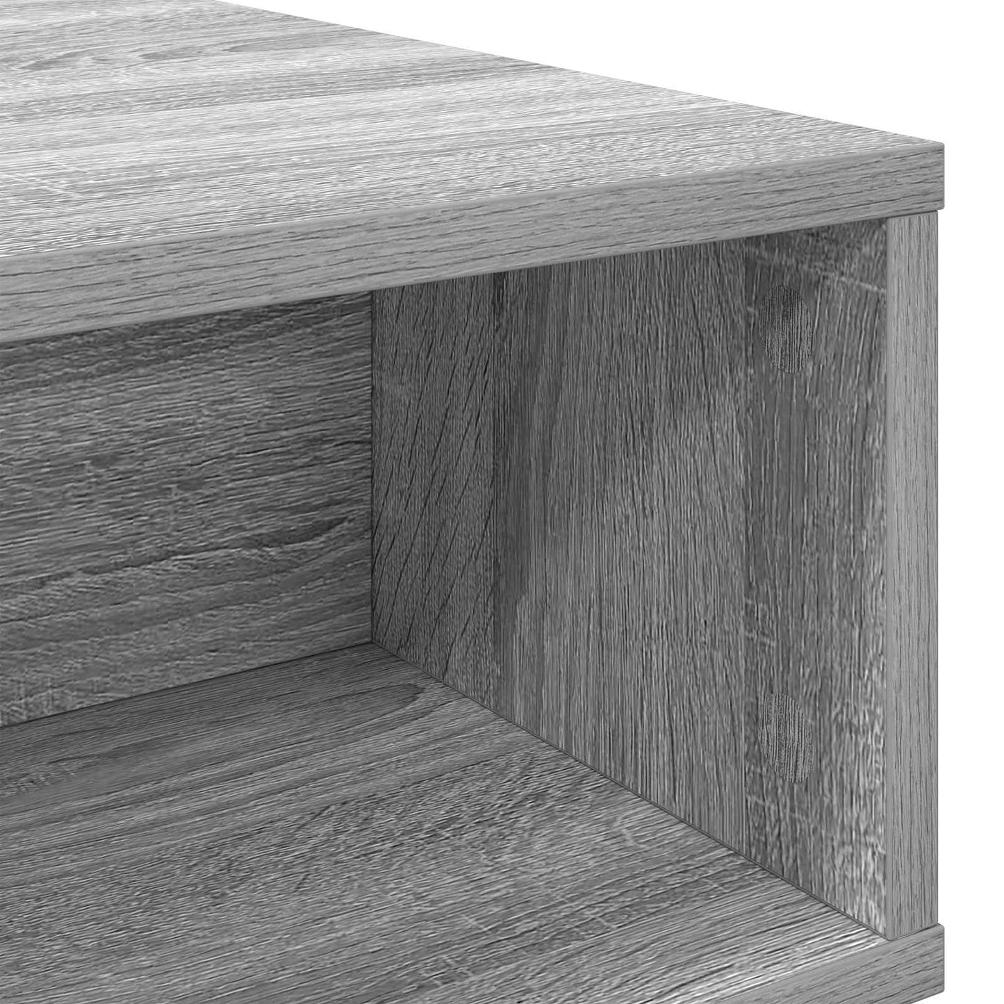vidaXL Τραπεζάκι σαλονιού Γκρίζο Σονομα 100 x 46 x 35 εκ.