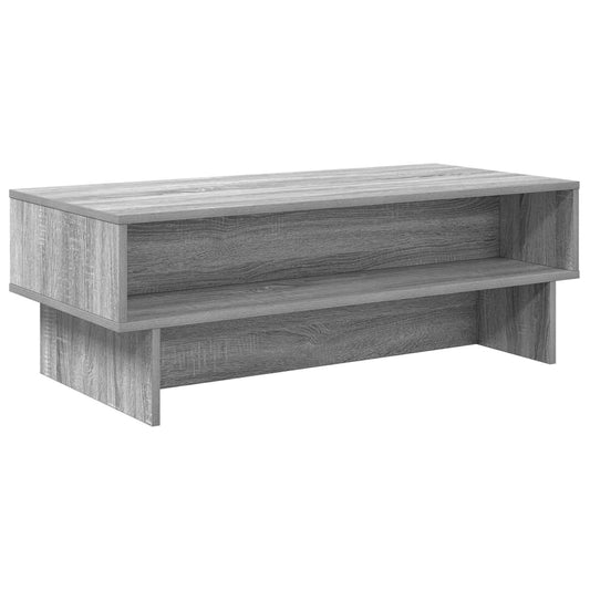 vidaXL Τραπεζάκι σαλονιού Γκρι Sonoma 100 x 46 x 35 εκ.