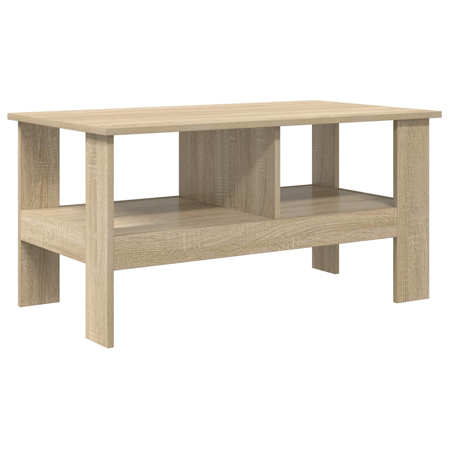 vidaXL Τραπεζάκι σαλονιού Δρύς Sonoma 90 x 50 x 45 cm