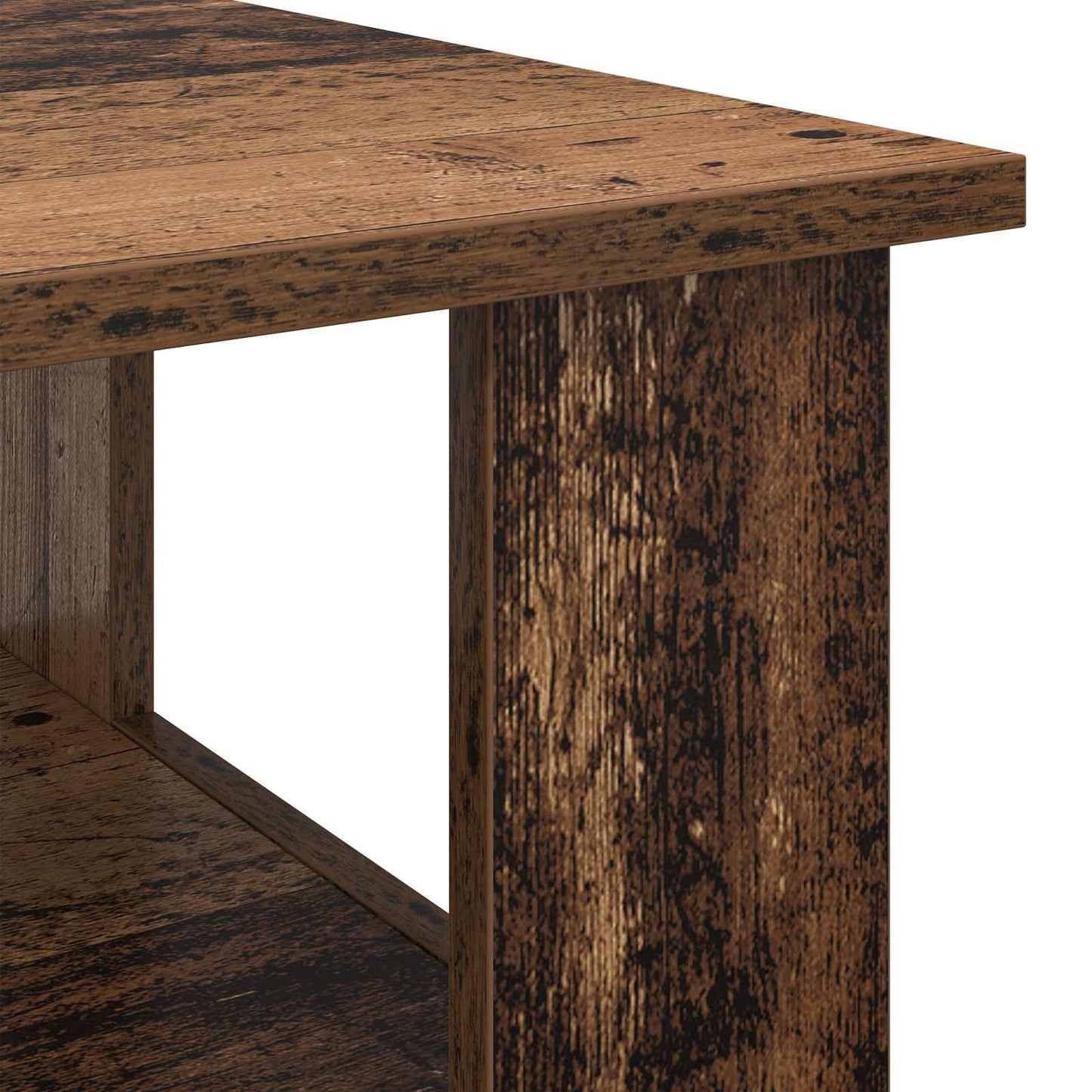 vidaXL Τραπεζάκι σαλονιού Παλιό ξύλο 90 x 50 x 45 cm