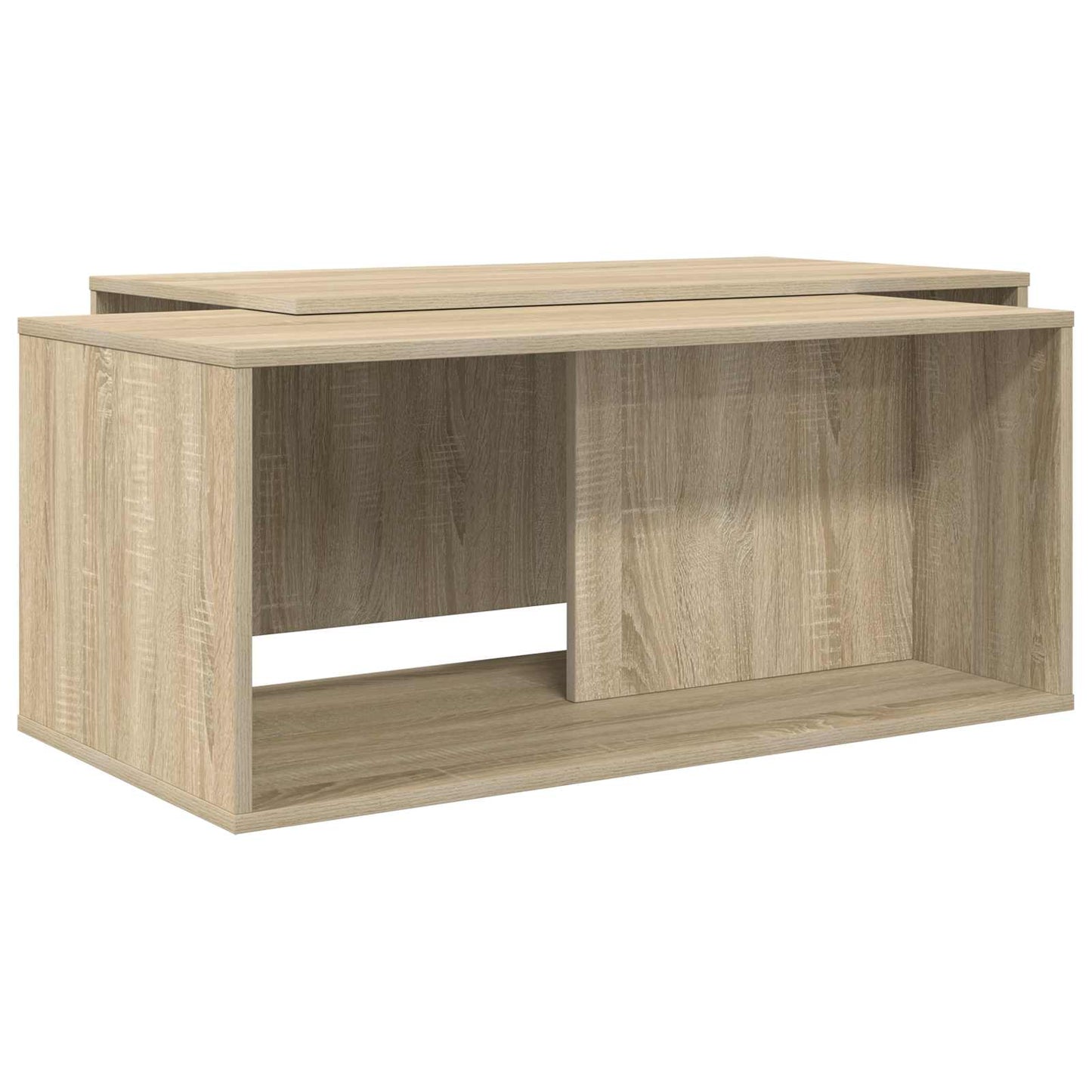 vidaXL Σετ Τραπεζιού Για Καφέ 2 pcs Δρύς Sonoma Επεξεργασμένο ξύλο