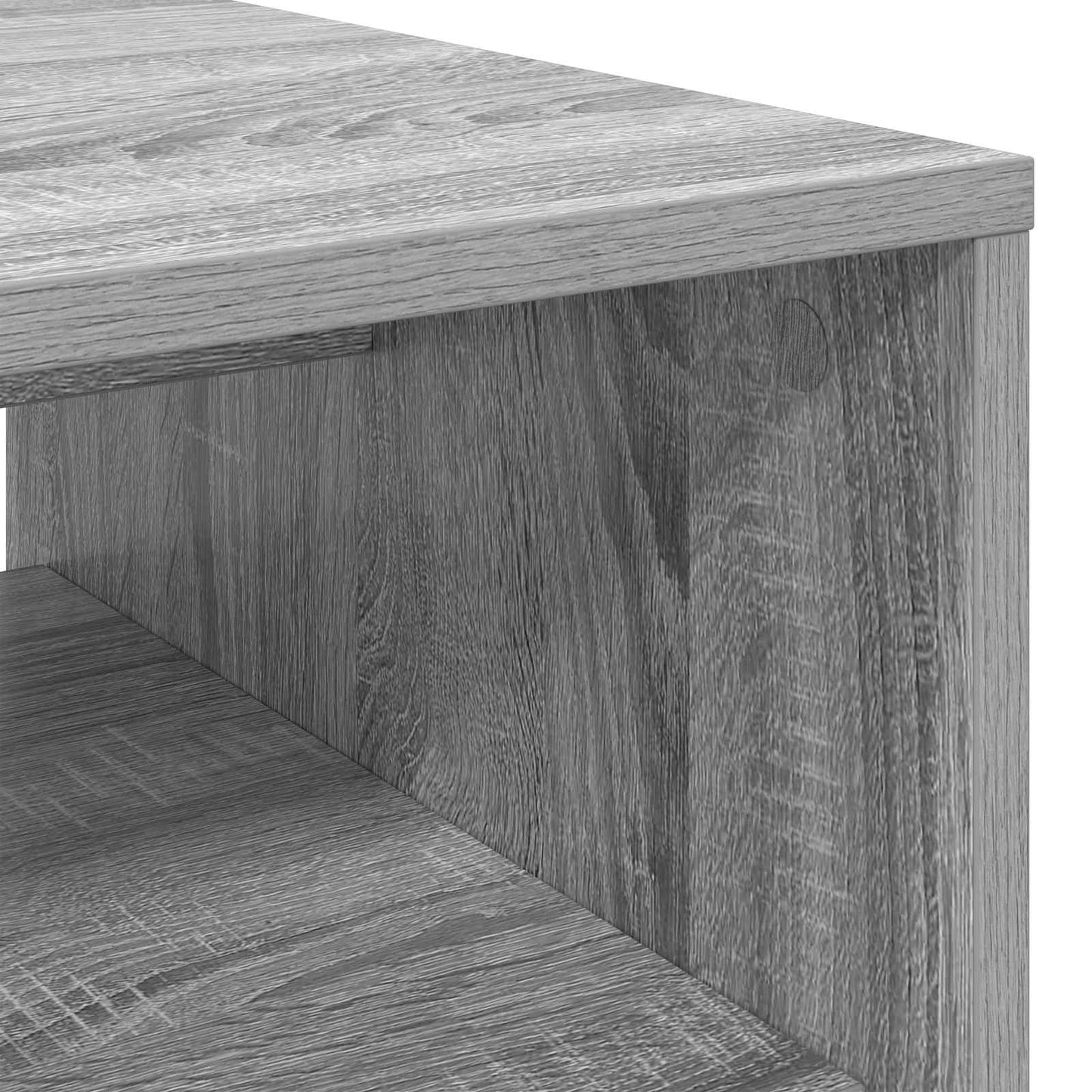 vidaXL Τραπεζάκι σαλονιού Γκρίζο Σονομα 60 x 50 x 40 εκ