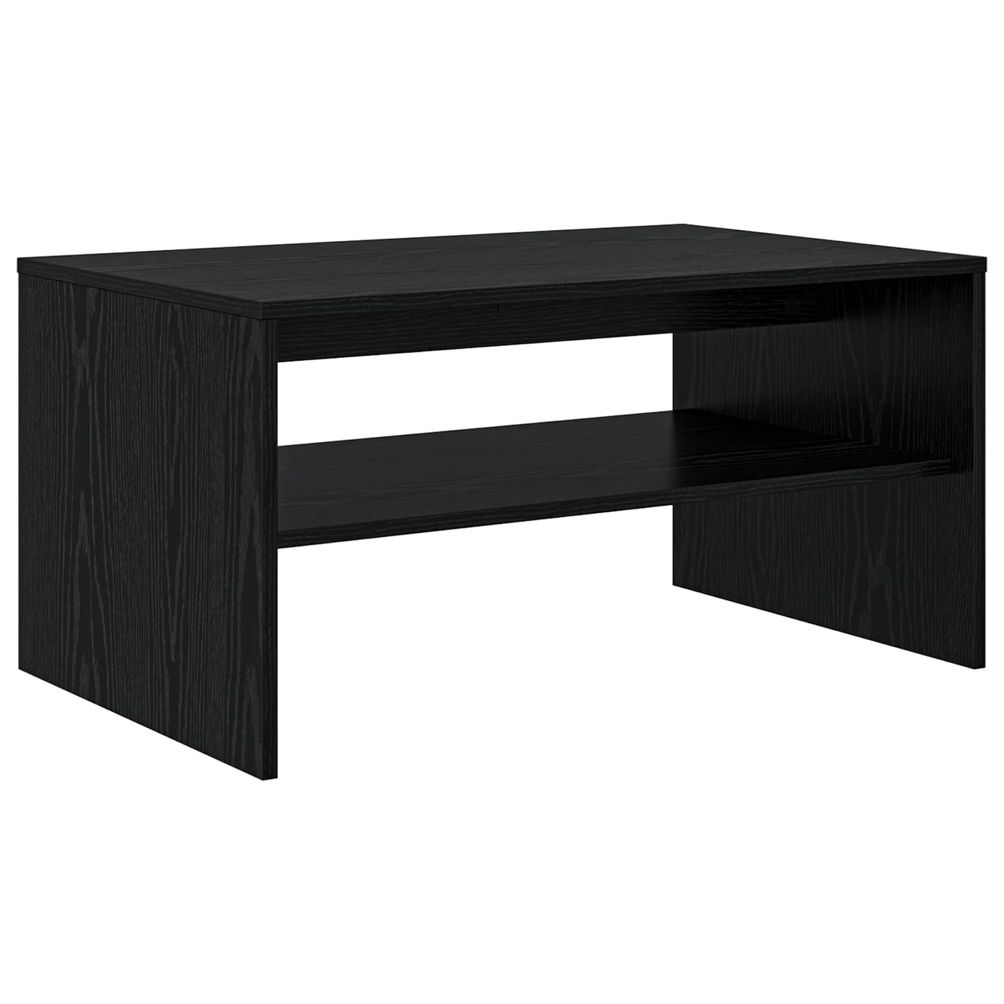 vidaXL Τραπεζάκι σαλονιού Μαύρη Οξυά 80 x 50 x 40 cm
